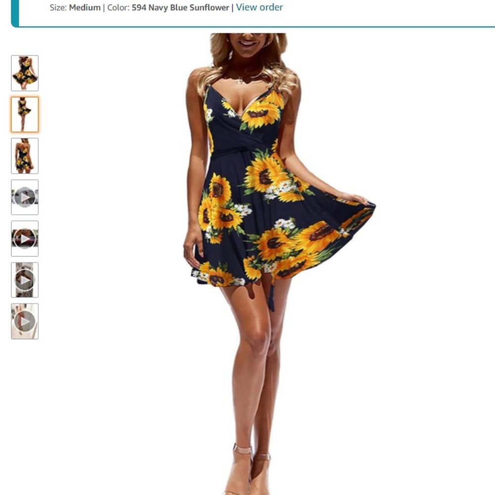 New Spaghetti Strap Dress